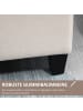 HOMCOM Sitzbank-100B x 40T x 44H cm-Cremeweiß