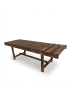 relaxdays Gartenbank in Geflammt - (B)110 x (H)35 x (T)38 cm