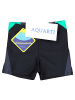 Aquarti Jungen Badehose Gestreift mit Motiven in grün/grau