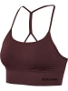 Hummel Hummel Sports Top Hmltiffy Yoga Damen Dehnbarem Atmungsaktiv Schnelltrocknend Nahtlosen in BITTER CHOCOLATE