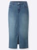 WITT WEIDEN Jeans-Rock in blue-bleached