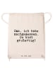 Mr. & Mrs. Panda Gym-Tasche Oma, ich habe nachgemessen.... mit S... in Creme
