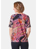 GOLDNER Stretchbequemes Shirt mit extravagantem Druck in pink / gemustert