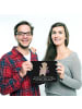 Mr. & Mrs. Panda Mauspad Bär Hula Hoop mit Spruch in Schwarz