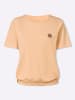 Sieh an! Kurzarm-Shirt in apricot