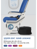 Hauptstadtkoffer BLNBAG M7 - Underseat-Trolley 40×20×25 cm Handgepäck, 20 liter in Schwarz