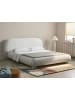 Beliani Doppelbett BAYEL in Weiß - (W) 213 x (H) 100 x (L) 231 cm