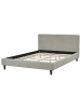 Beliani Bettrahmenbezug FITOU in Grau - (W) 150 x (H) 75 x (L) 214 cm