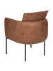 Beliani Sessel MALMOS in Braun/Schwarz - (W) 62 x (H) 68 x (L) 62 cm