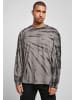 Urban Classics Urban Classics Herren Boxy Tye Dye LS in black/asphalt