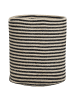 Beliani 2er-Set Korb YERKOY in Beige/Schwarz