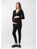 Cool Mama Umstands- und Stillbluse 2 in 1 in SCHWARZ