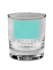 Mr. & Mrs. Panda Whiskey Glas Otter Seerose mit Spruch in Transparent