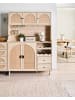 Beliani Vitrine CAMPBELLTON in Braun - (W) 120 x (H) 173 x (L) 40 cm