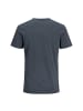 Jack and Jones 1er Pack JJESPLIT Neck Tee SS in Navy