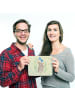 Mr. & Mrs. Panda Mauspad Hase Blume ohne Spruch in Blumig