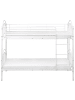 Beliani Hochbett CHARTRES in Weiß - (W) 96 x (H) 171 x (L) 209 cm
