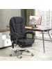 Vinsetto Bürostuhl mit Massagefunktion-65B x 70T x 111-119H cm-Schwarz