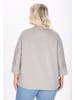 IZIA Women Plus Size Sweatshirt in Grey