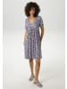 Aniston CASUAL Sommerkleid in schwarz-hellblau