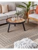 Beliani Kurzflor BAGLAR in Beige/Grau - (W) 160 x (H) 0.7 x (L) 230 cm