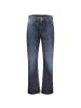 Calvin Klein Blaue Baumwoll-High-Rise-Jeans