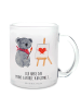 Mr. & Mrs. Panda Becher Koala Künstler mit Spruch in Transparent