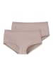 Schiesser Pants 2er Pack in Braun