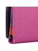 MYWALIT Geldbörse RFID Schutz Leder 10.5 cm in sangria multi