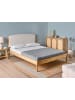 Beliani Doppelbett CLAIRAC in Braun - (W) 167 x (H) 100 x (L) 208 cm
