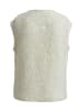 Smith&Soul Bouclé Knit Vest with Buttons in Cream White