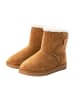 sheego Schlupfboots in camelfarben