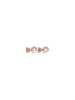 PURELEI Ohrringe Halo in Rosegold