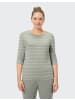 Joy Sportswear 3/4-Arm-Shirt LEA in dried sage stripes