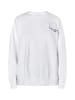 myMo Sweatshirt Mit Applikation in Weiss