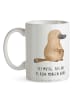 Mr. & Mrs. Panda Kaffeetasse Schnabeltier Mut mit Spruch in Weiß