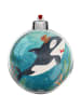 Mr. & Mrs. Panda Weihnachtsanhänger Orca Zylinder Design ohne Sp... in Weiß