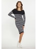 usha BLUE LABEL Damen Kleid in SCHWARZ WEISS