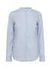 Mos Mosh MMMATHIE STRIPE SHIRT in Light Blue