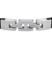 s.Oliver Identarmband Edelstahl, Kautschuk/Leder in Schwarz