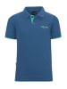 Trollkids Poloshirt "Bergen XT" in Mitternachtsblau / Minze dunkel