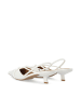 Bianco Kitten Heels in White