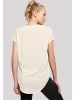F4NT4STIC Long Cut T-Shirt Schmetterling Illusion Long in Whitesand
