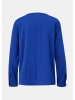 comma Bluse langarm in Blau