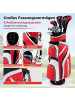 COSTWAY komplettes Damen Golfschläger Set in Rot