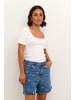 Kaffe T-shirt KAmaibritt Slim fit in Chalk