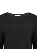 Hailys Weicher Feinstrick Pullover Leger Sweater in Schwarz