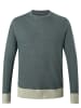 super.natural Merino Sweatshirt M RIFFLER CREWNECK in graugrün
