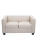 MCW 2er Sofa Lille, Leder, creme