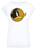 F4NT4STIC T-Shirt Looney Tunes Daffy Duck Dotted Cartoon in weiß